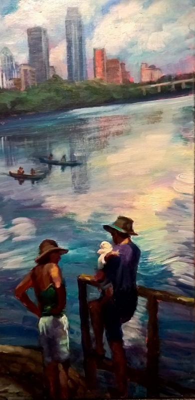 Lou Neff Point Austin by artist Phillip Wade